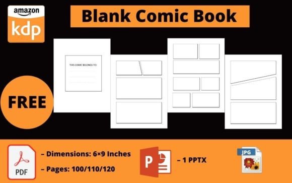 Download Blank Comic Book - Premium Resources